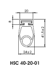 Bezpečnostní nášlapné rohože HSC 40 20 01